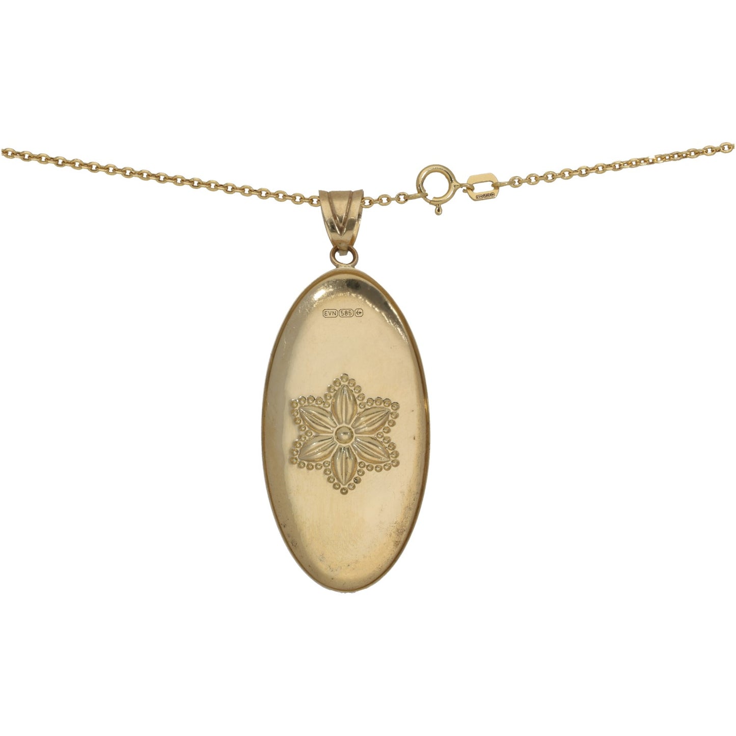 14ct Gold Alternative Pendant With Chain