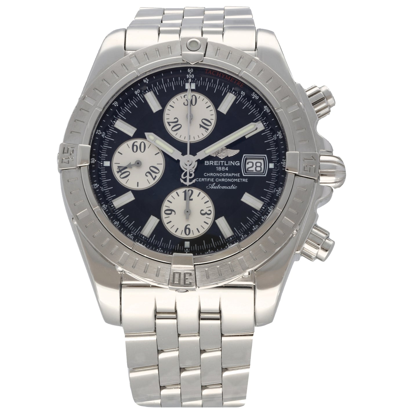 Breitling Chronomat Evolution A13356 44mm Stainless Steel Watch