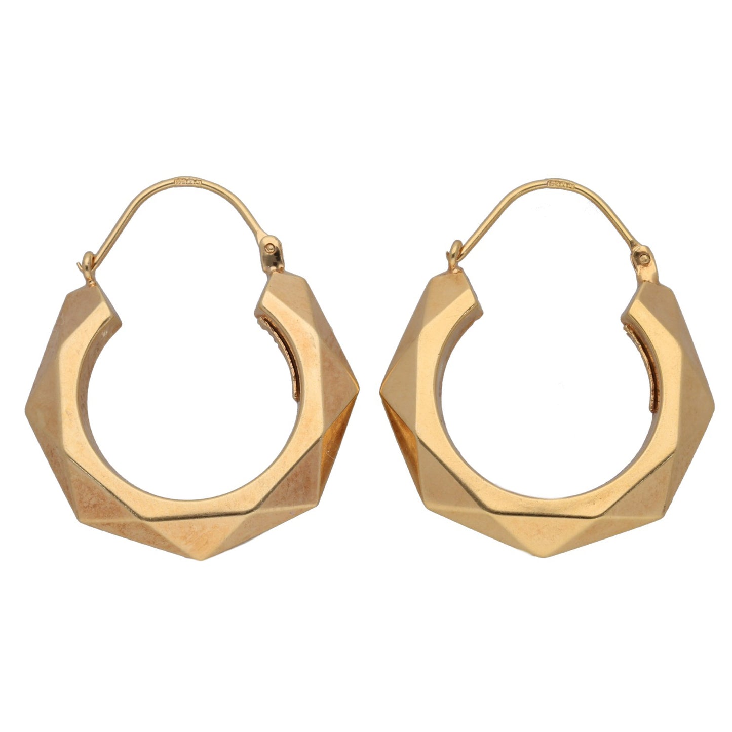 9ct Gold Creole Earrings