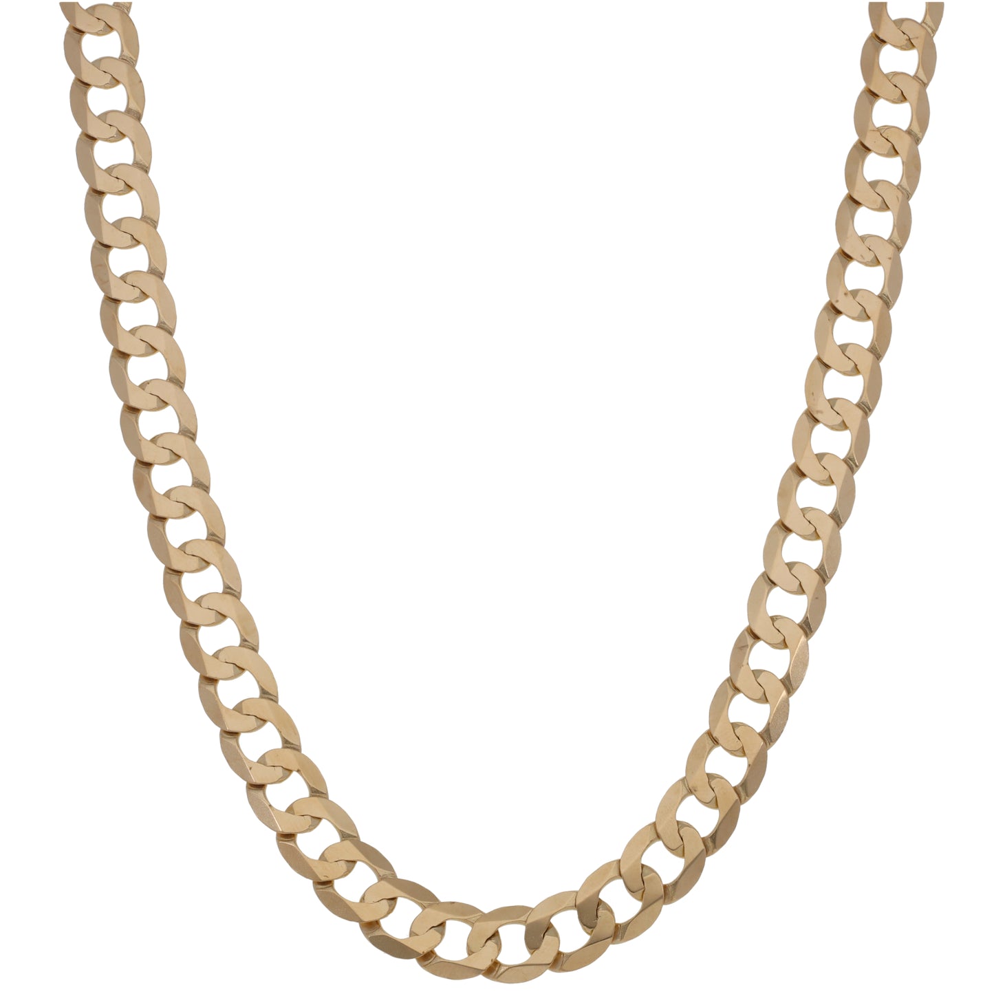 9ct Gold Curb Chain 20"