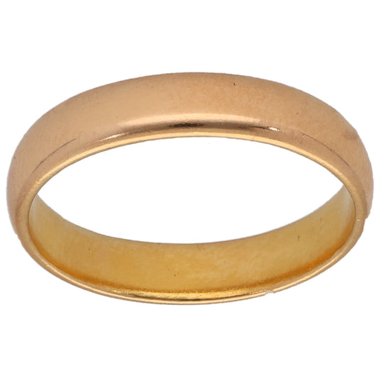 22ct Gold Plain Wedding Ring Size K
