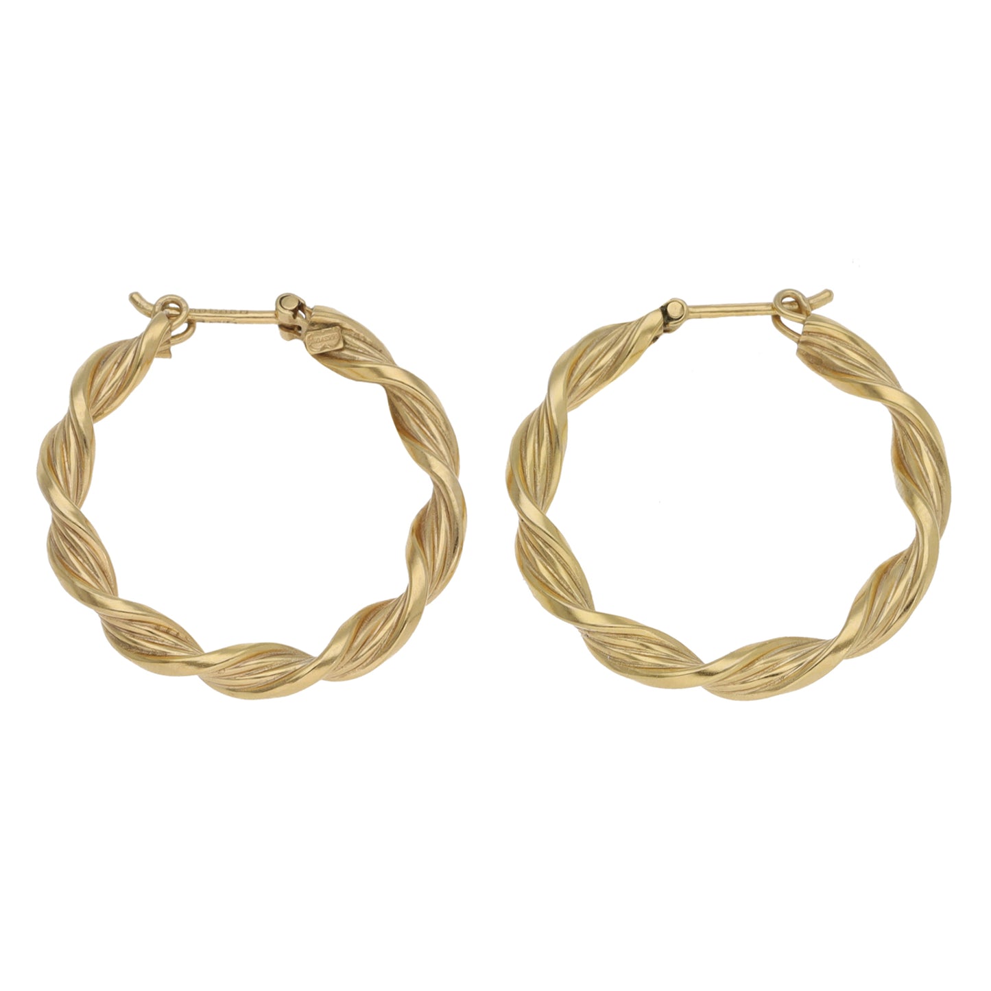 9ct Gold Hoop Earrings