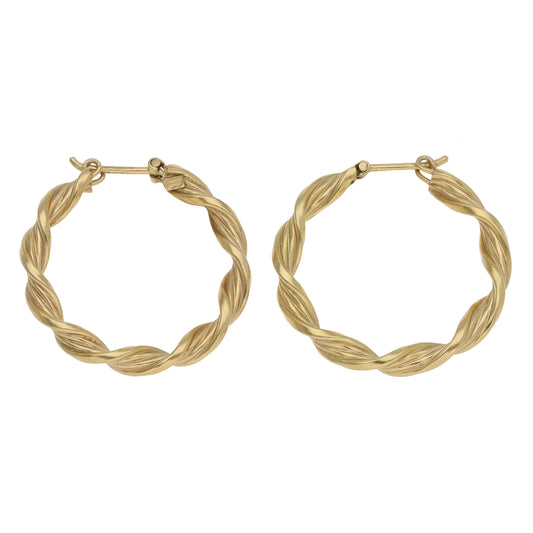 9ct Gold Hoop Earrings