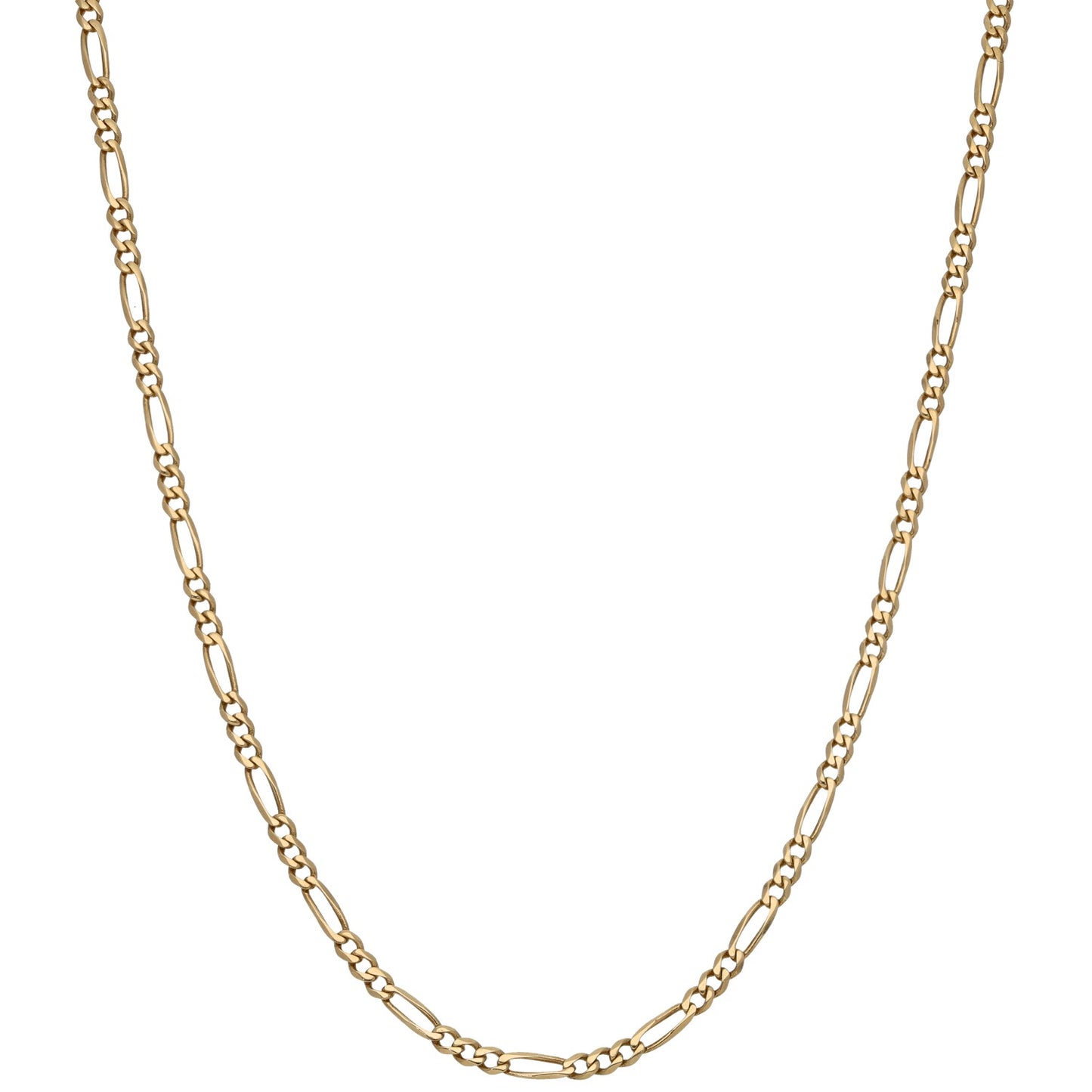 9ct Gold Figaro Chain 18"