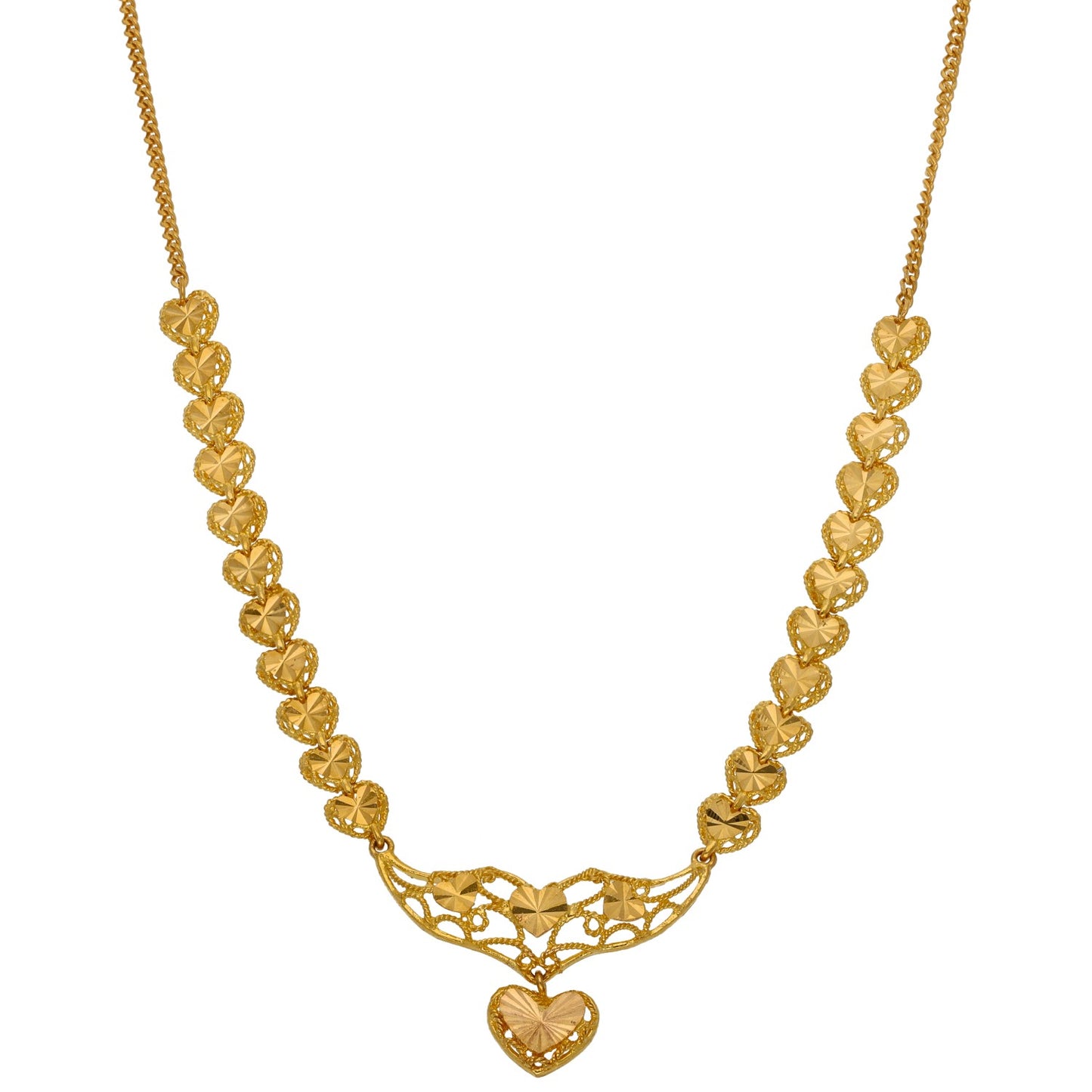22ct Gold Fancy Necklace 16"