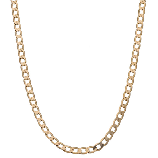 9ct Gold Curb Chain 19"
