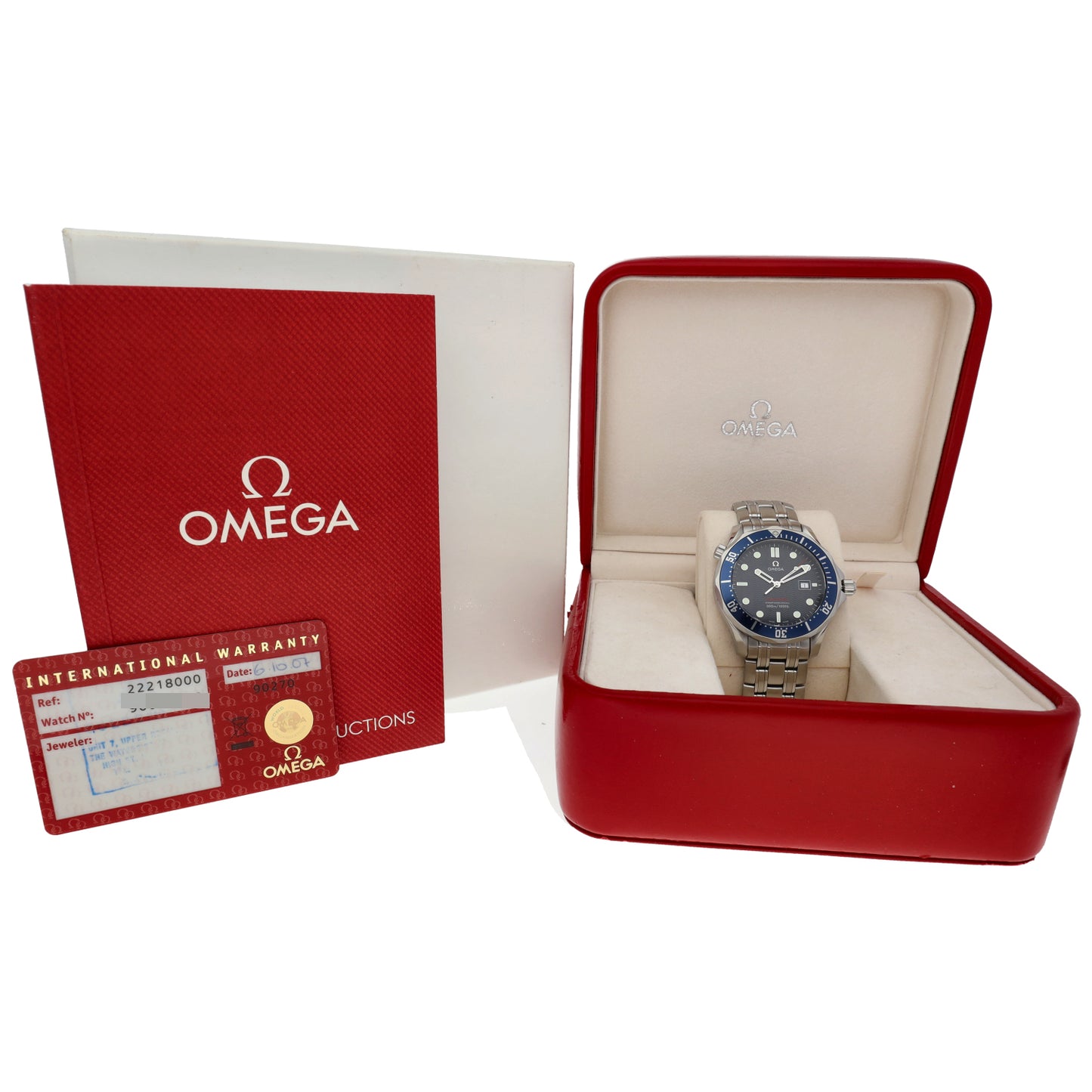 Omega Seamaster 2221.80.00 41mm Stainless Steel Watch