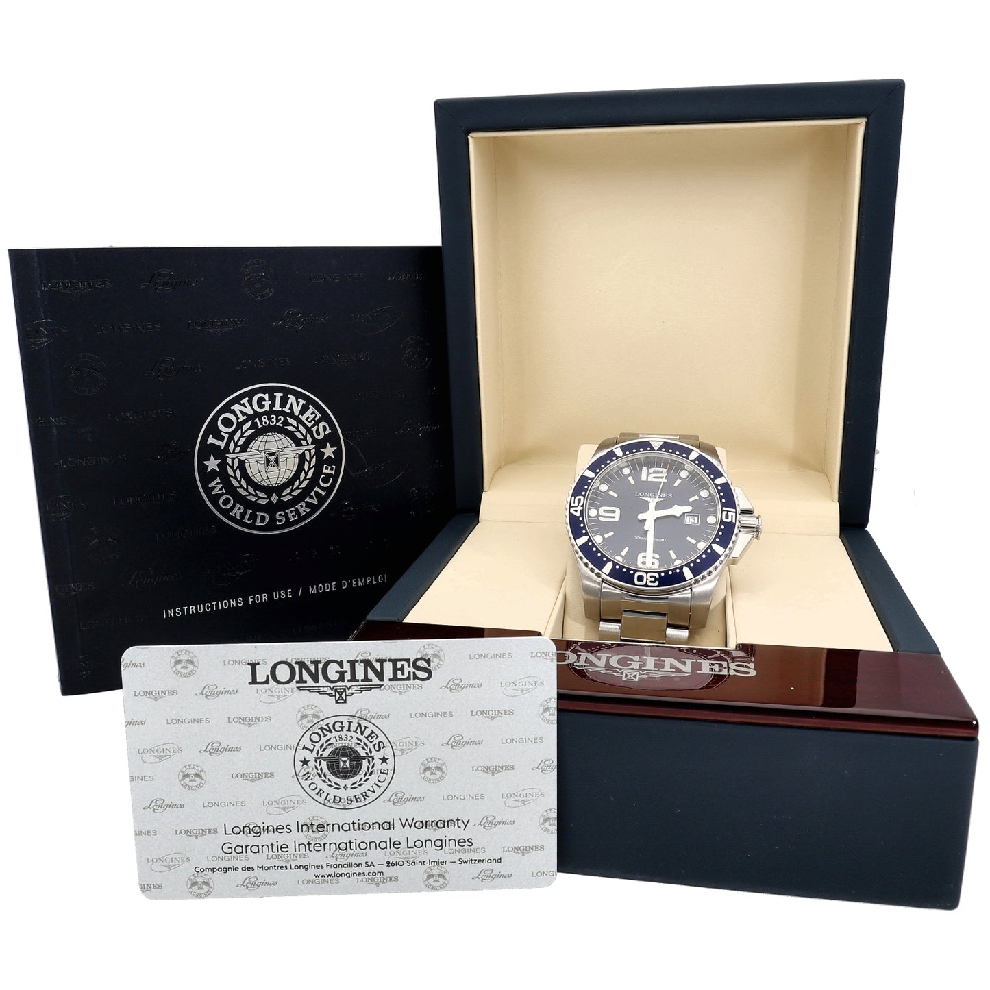 Longines Hydro Conquest L3.840.4 44mm Stainless Steel Watch