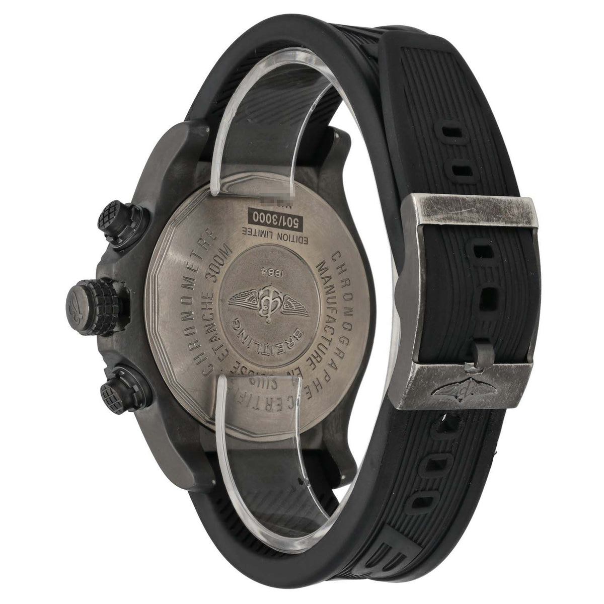 Breitling Super Avenger Blacksteel M13370 48mm PVD Steel Watch