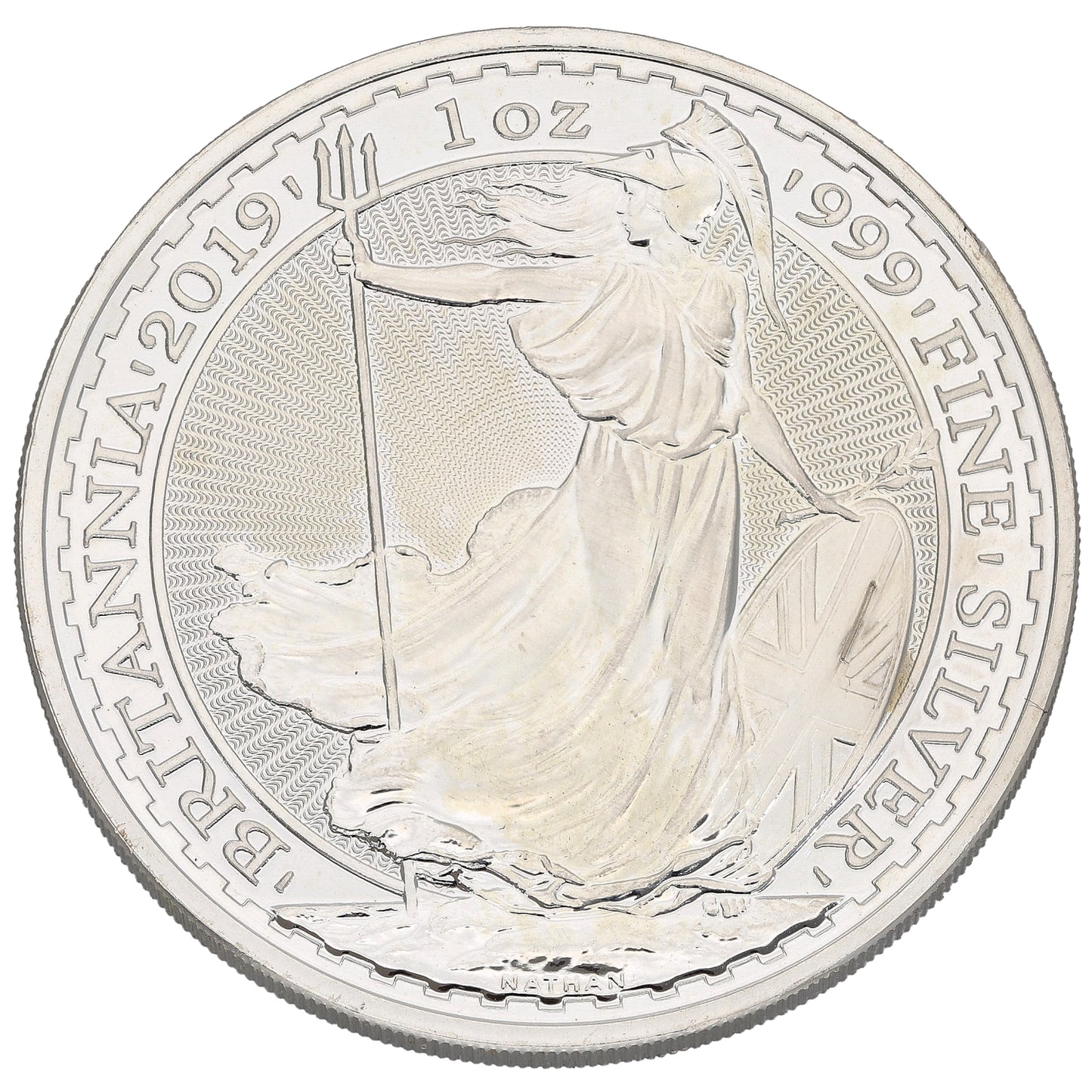 Fine Silver Queen Elizabeth II 1 OZ Britannia Coin 2019