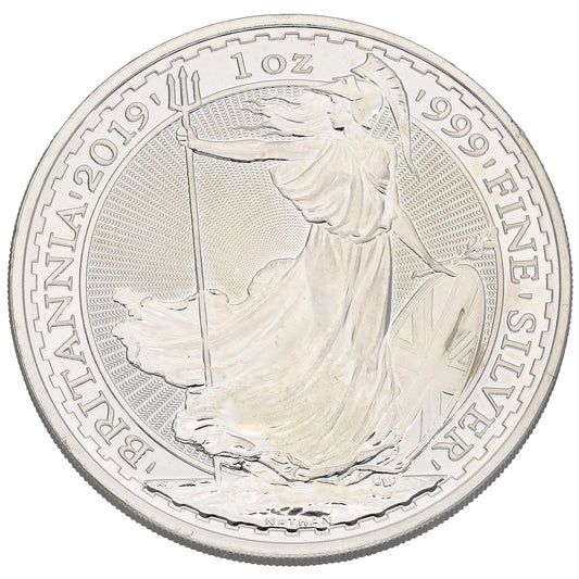 Fine Silver Queen Elizabeth II 1 OZ Britannia Coin 2019