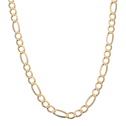 9ct Gold Figaro Chain 18"
