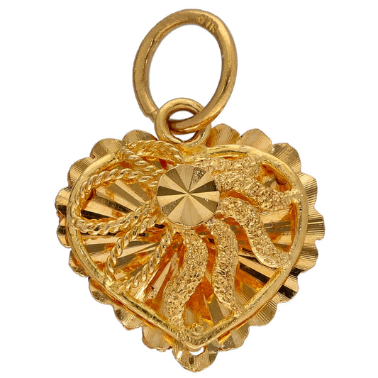 22ct Gold Heart Pendant
