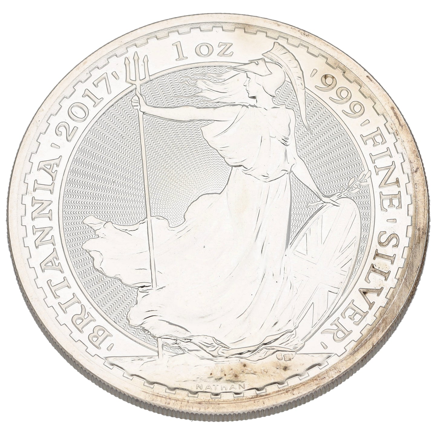 Fine Silver Queen Elizabeth II 1 OZ Britannia Coin 2017