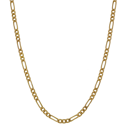 9ct Gold Figaro Chain 24"