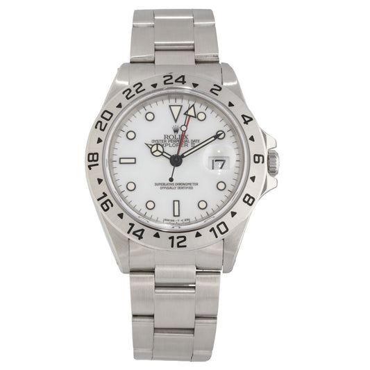 Rolex Explorer II 16570 40mm Stainless Steel Watch