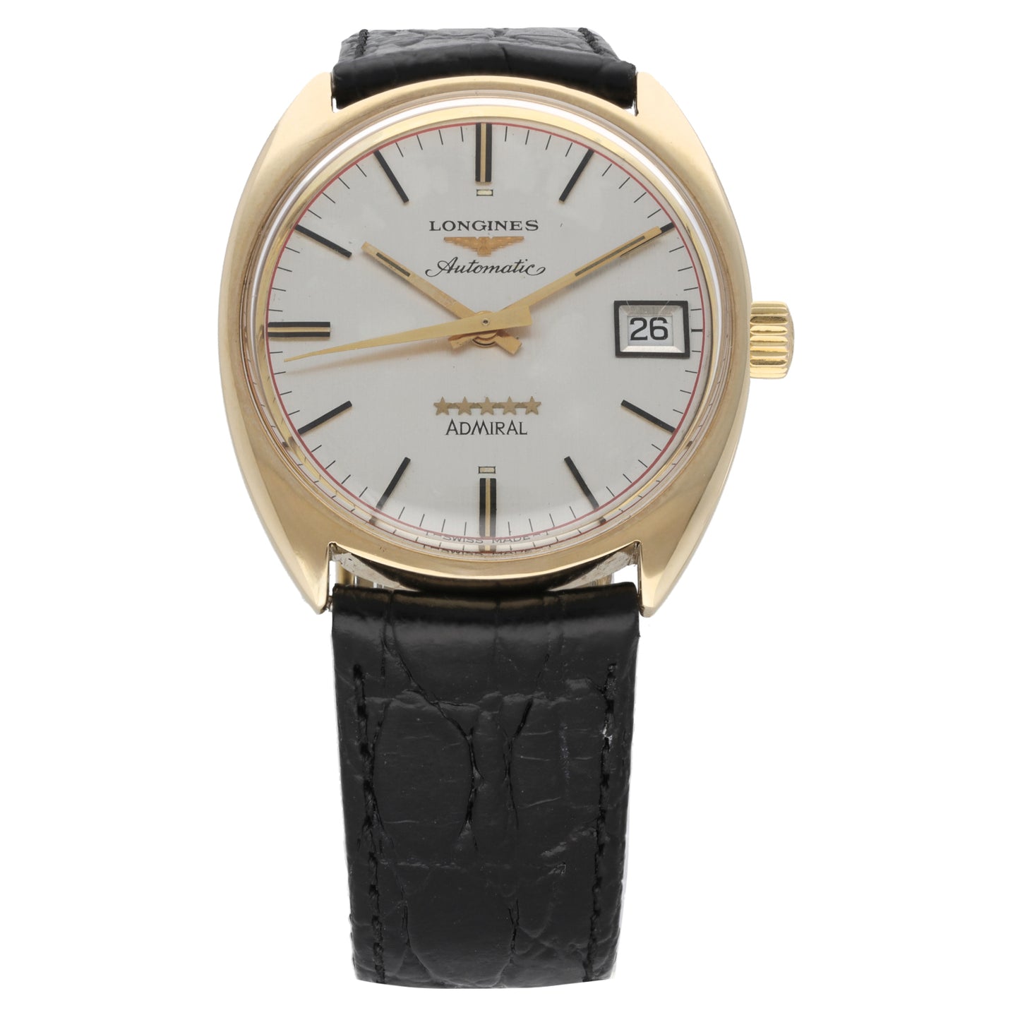 Longines Admiral 34mm Gold Watch