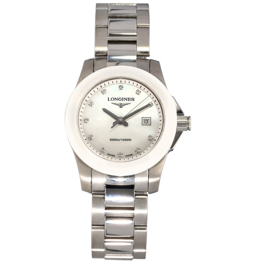 Longines Conquest L3.257.4 29.5mm Stainless Steel Watch