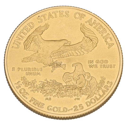22ct Gold USA Eagle 1/2 OZ Coin 2011