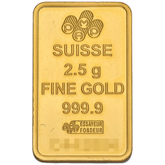 24ct 2.5g Gold Bar