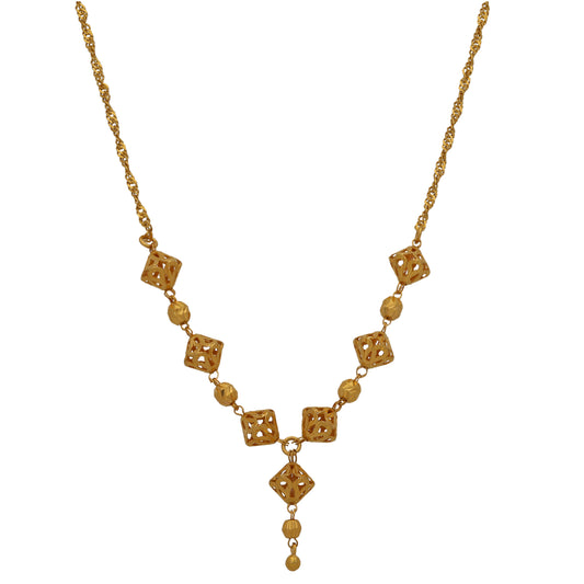 22ct Gold Fancy Necklace 16"