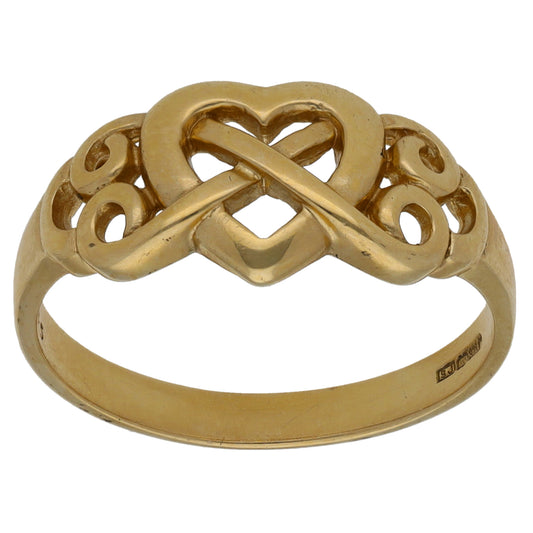 9ct Gold Alternative Ring Size Q