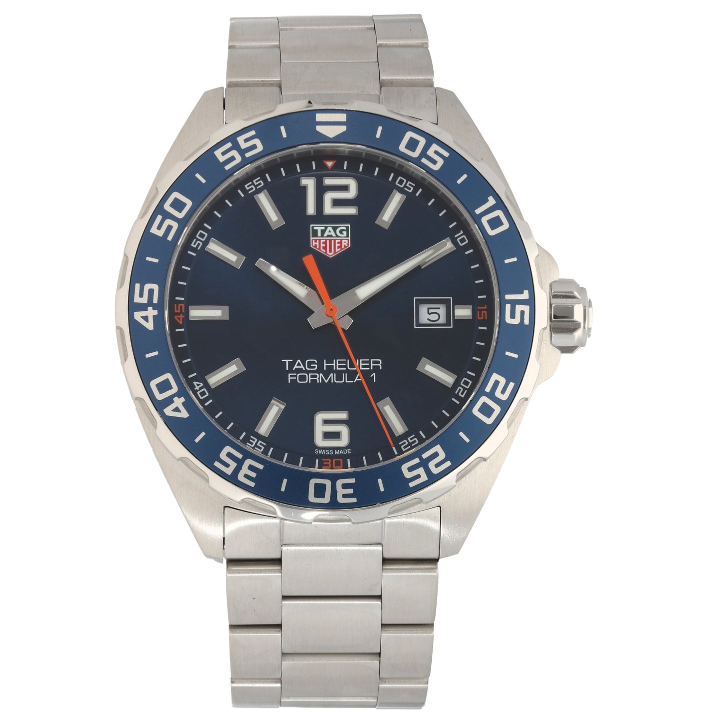 Tag Heuer Formula 1 WAZ1010 43mm Stainless Steel Watch