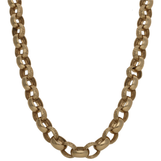9ct Gold Belcher Chain 26"