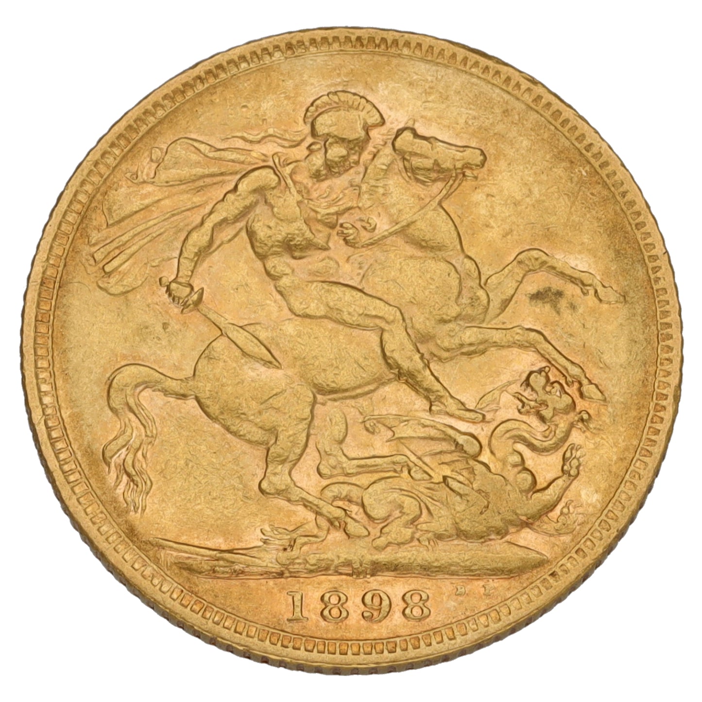 22ct Gold Queen Victoria Full Sovereign Coin 1898