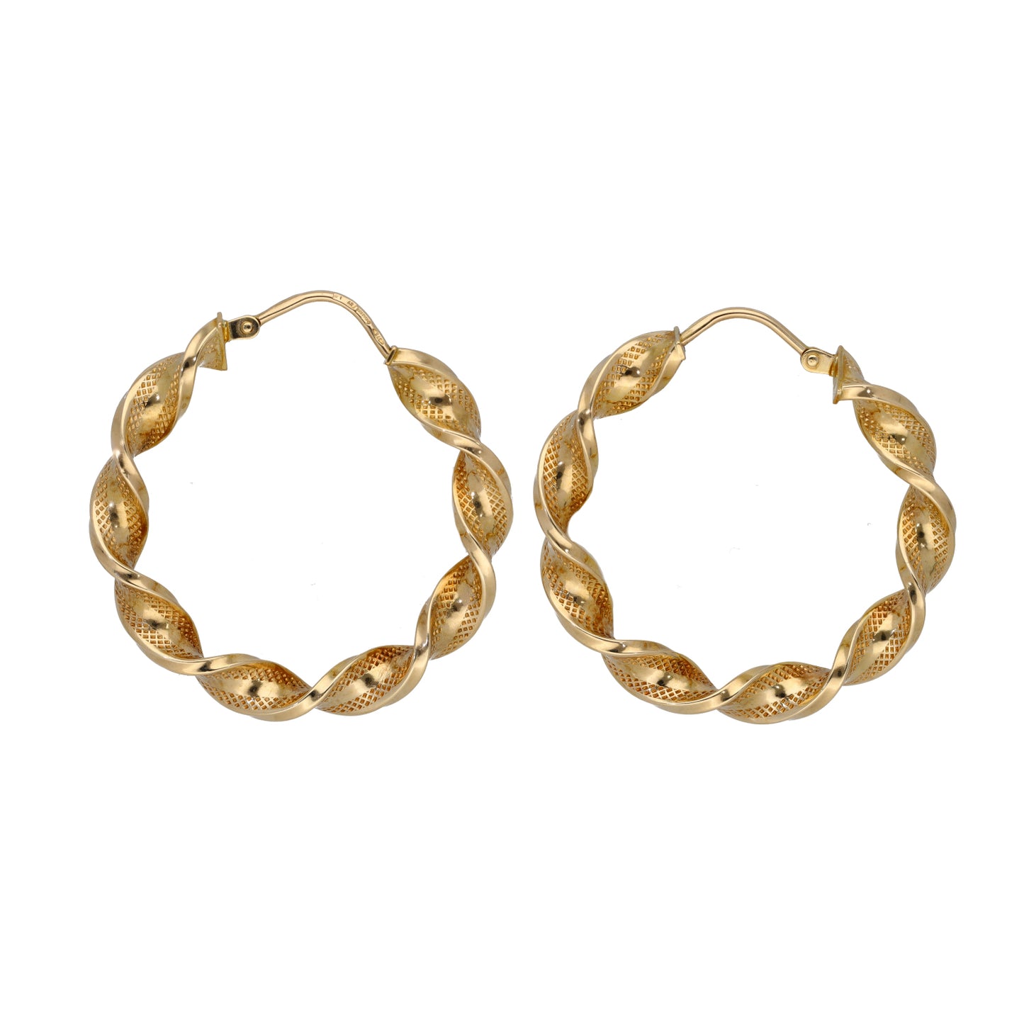 9ct Gold Hoop Earrings