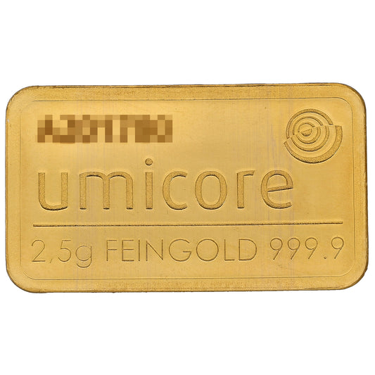 24ct 2.5g Gold Bar