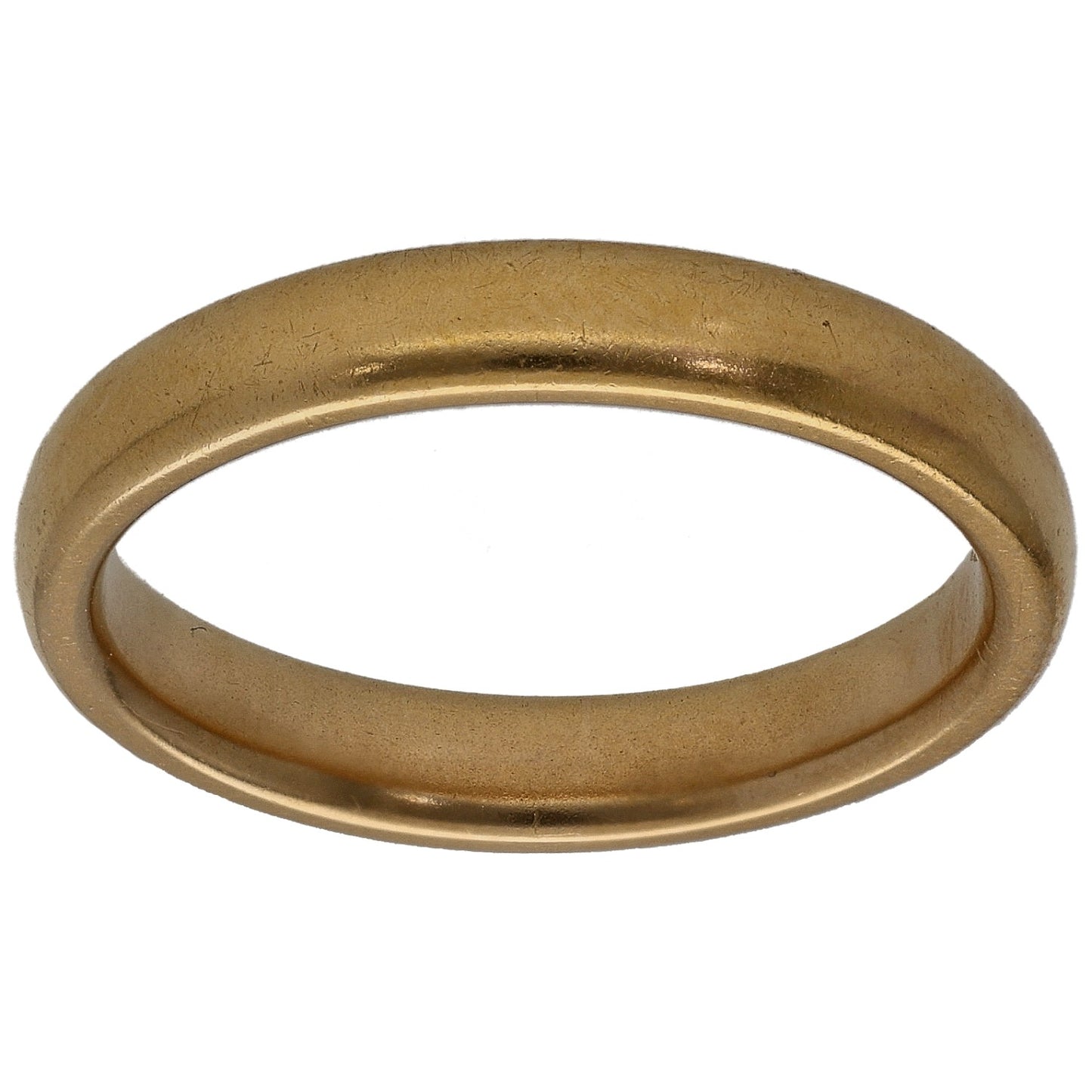 22ct Gold Plain Wedding Ring Size M