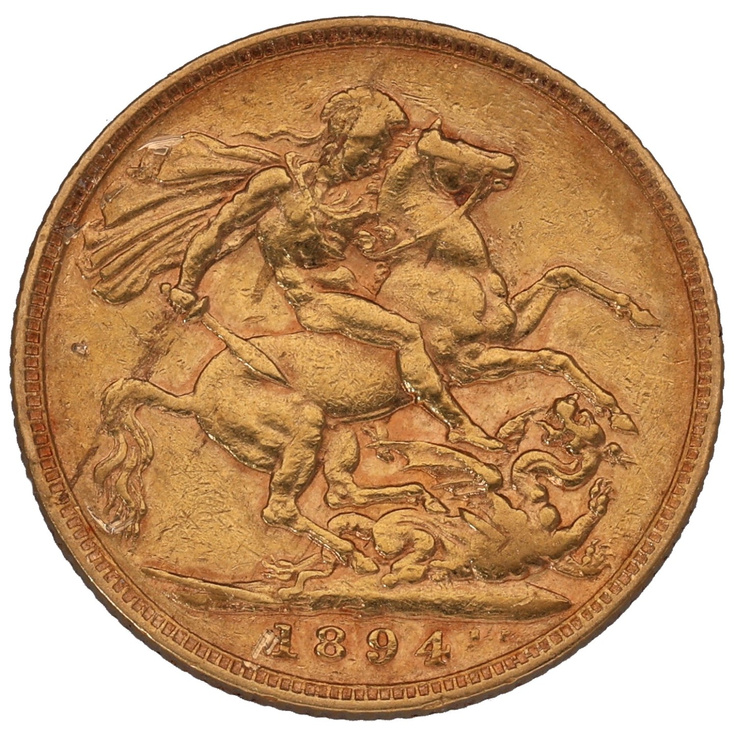 22ct Gold Queen Victoria Full Sovereign Coin 1894