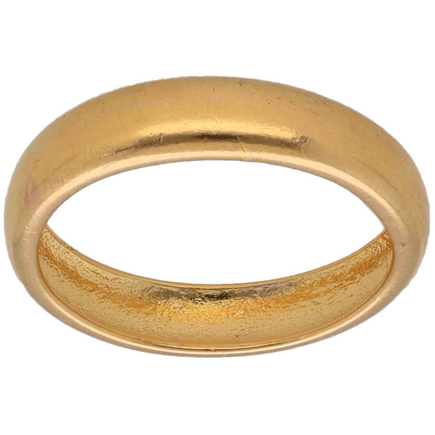 22ct Gold Plain Wedding Ring Size N