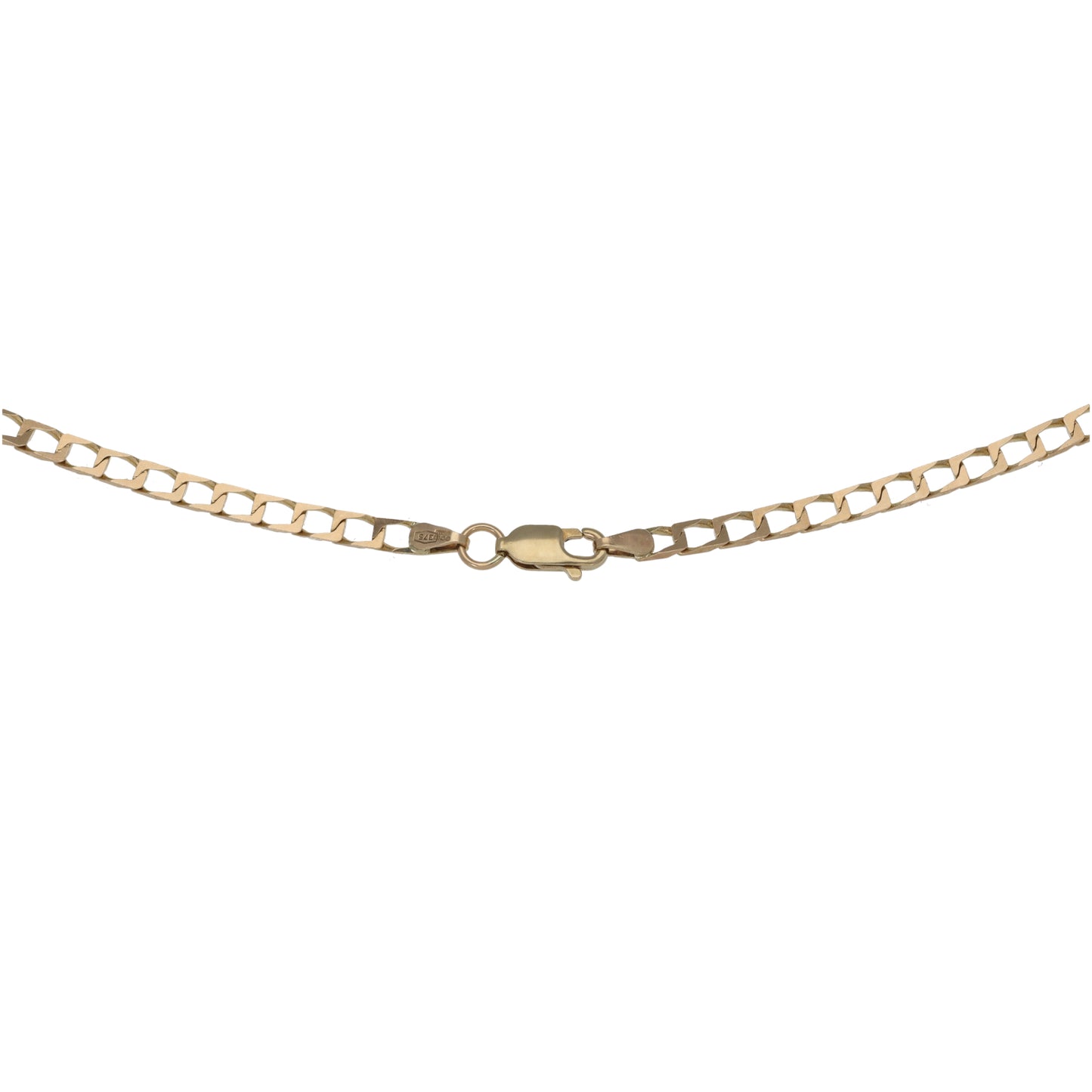 9ct Gold Curb Chain 26"