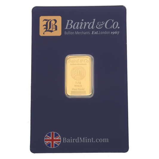 24ct 2.5g Gold Bar