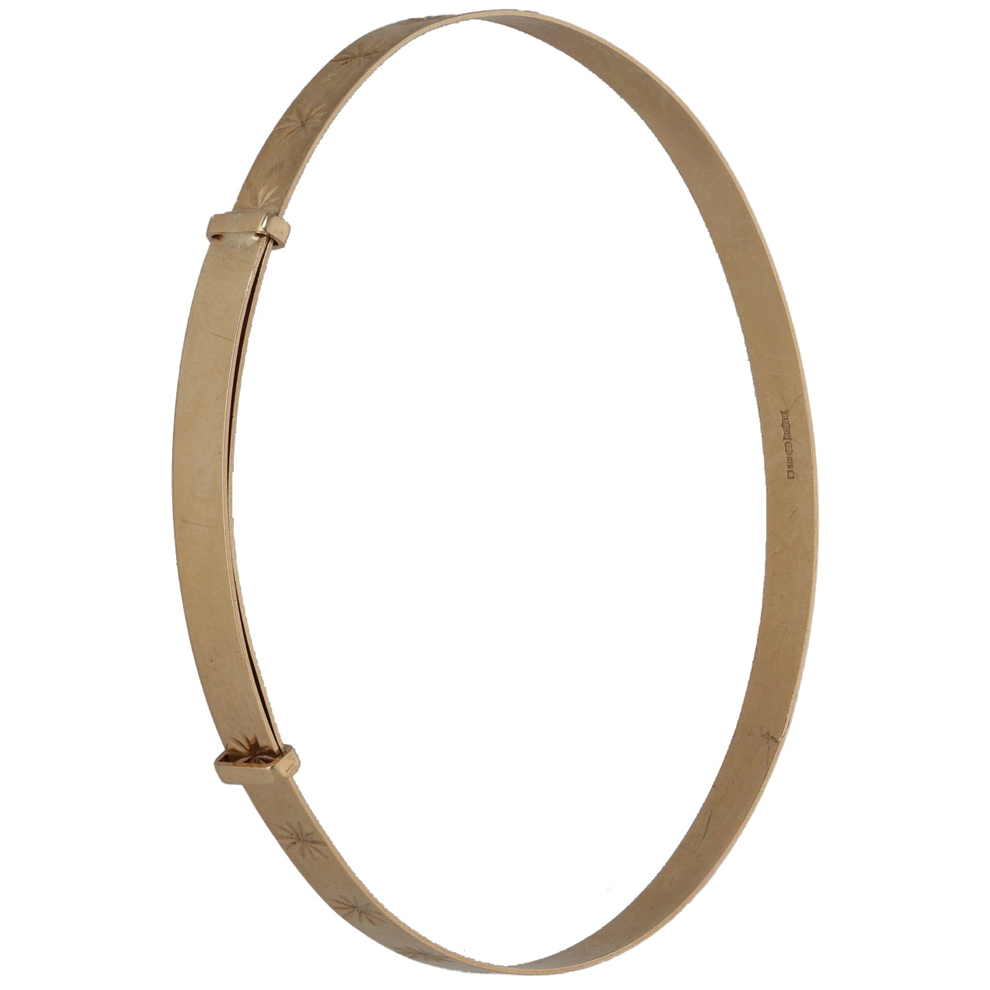 9ct Gold Expanding Bangle
