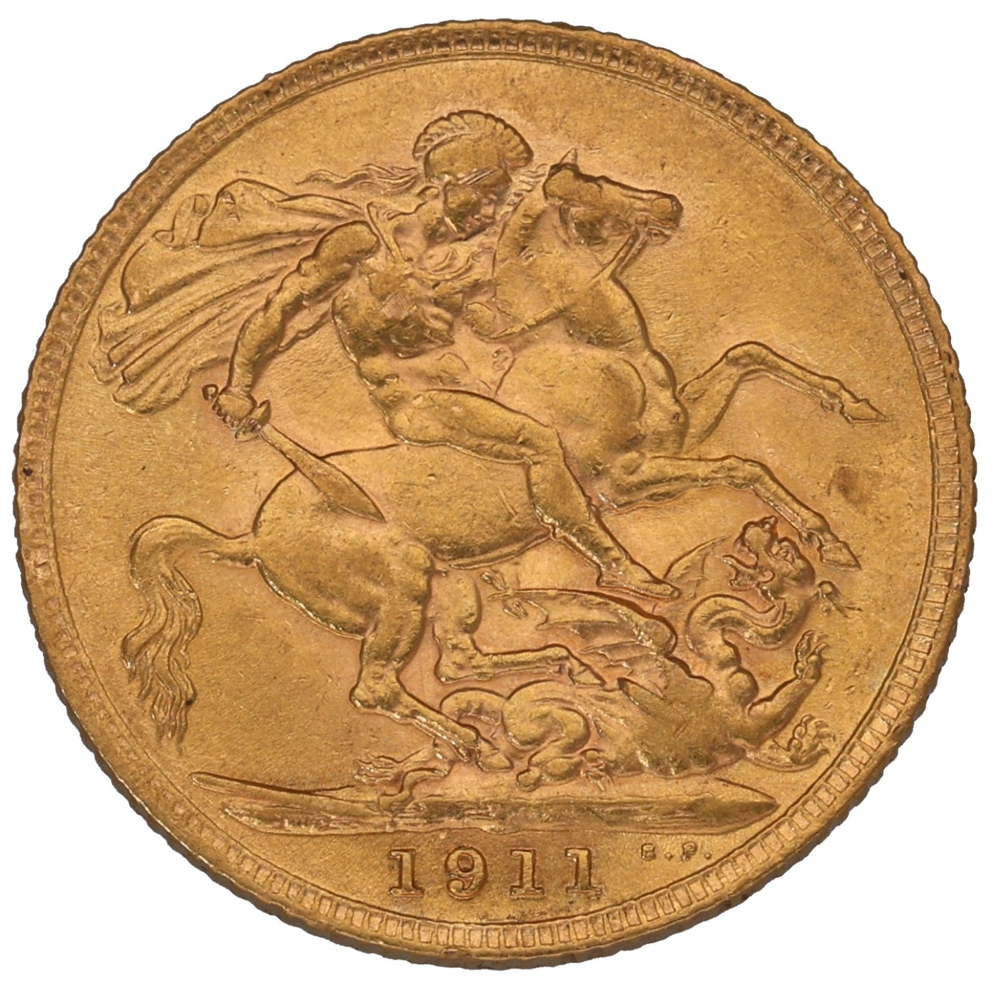 22ct Gold King George V Full Sovereign Coin 1911