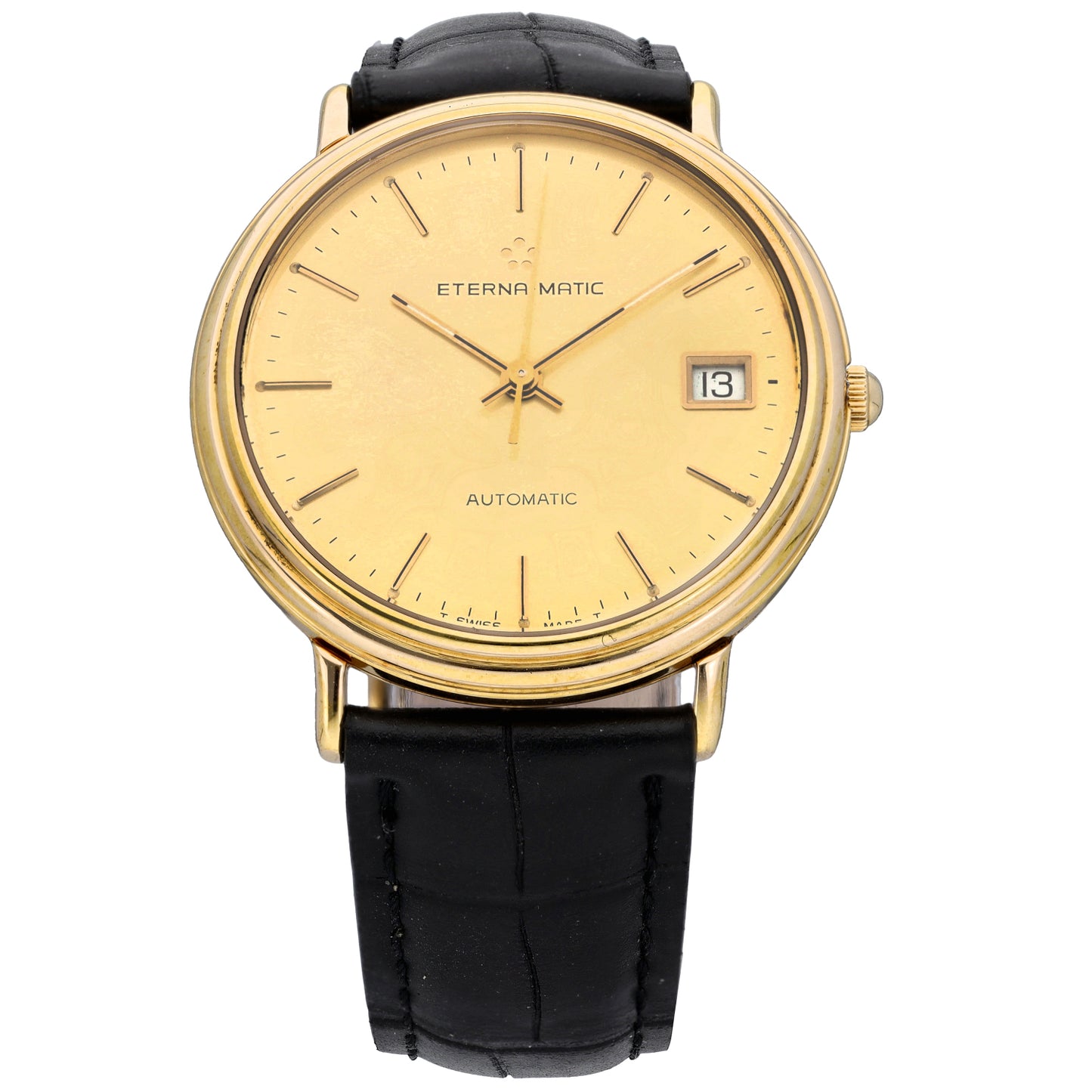 Eterna Vintage 34mm Gold Plated Watch