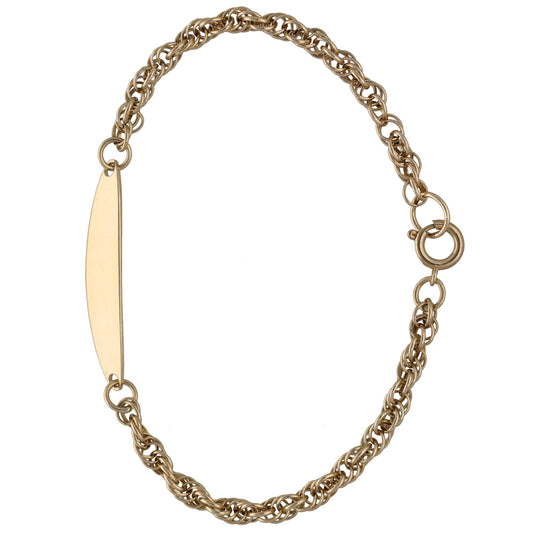 9ct Gold ID Bracelet