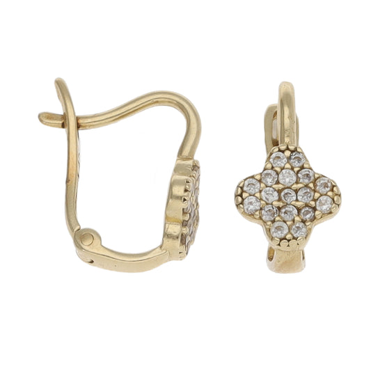 14ct Gold Cubic Zirconia Dress/Cocktail Earrings