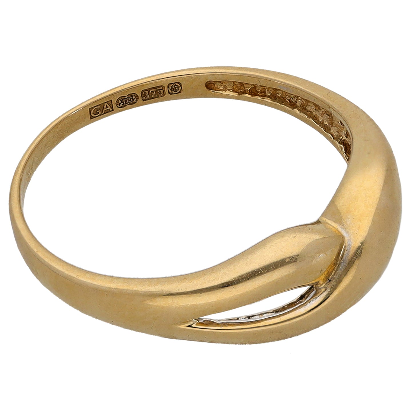 9ct Gold Alternative Ring Size P