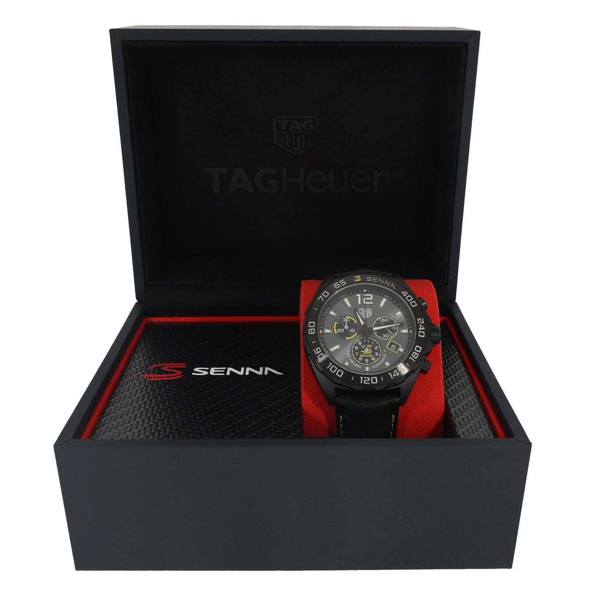 Tag Heuer Formula 1 X Senna CAZ101AJ 43mm DLC Stainless Steel Watch