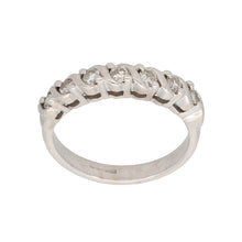 Load image into Gallery viewer, 18ct White Gold 0.35ct Diamond Ladies Half Eternity Ring Size M
