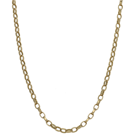9ct Gold Belcher Chain 22"