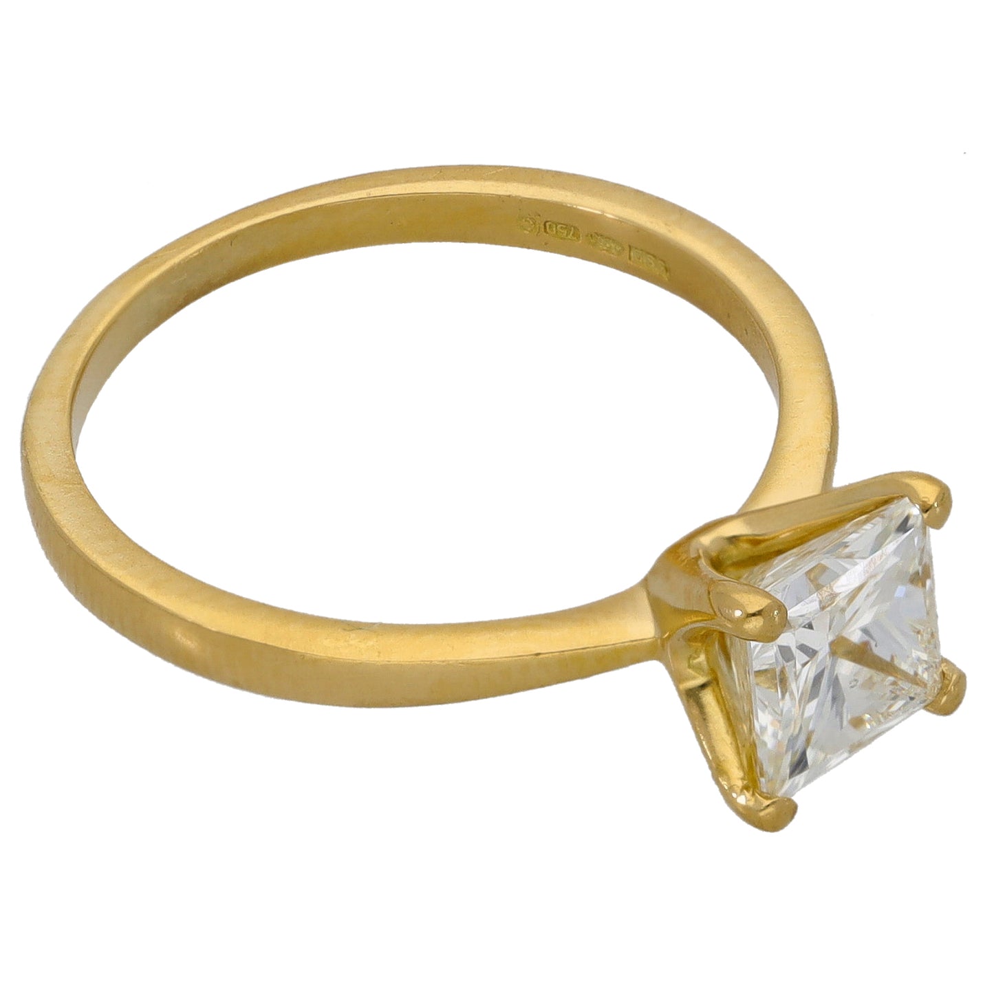 18ct Gold 1.20ct Diamond Solitaire Ring Size L