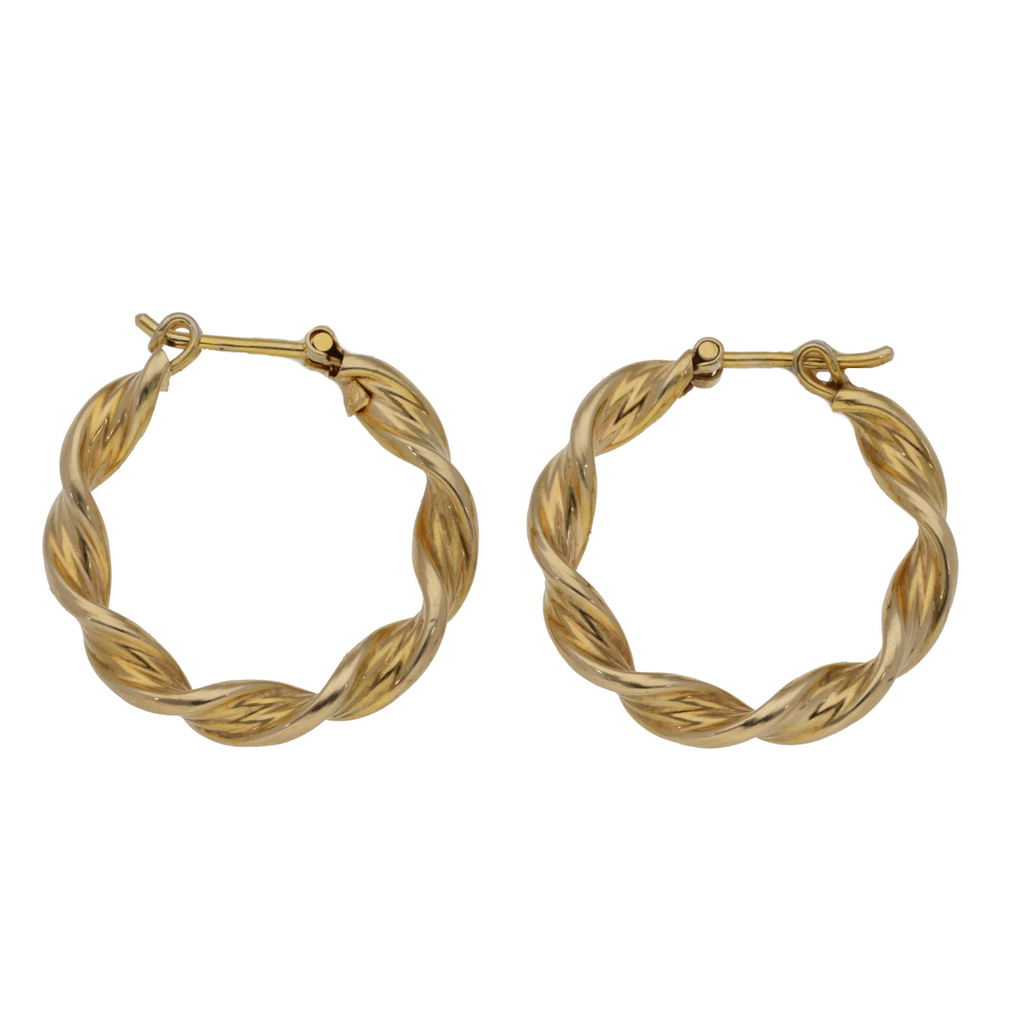 9ct Gold Creole Earrings