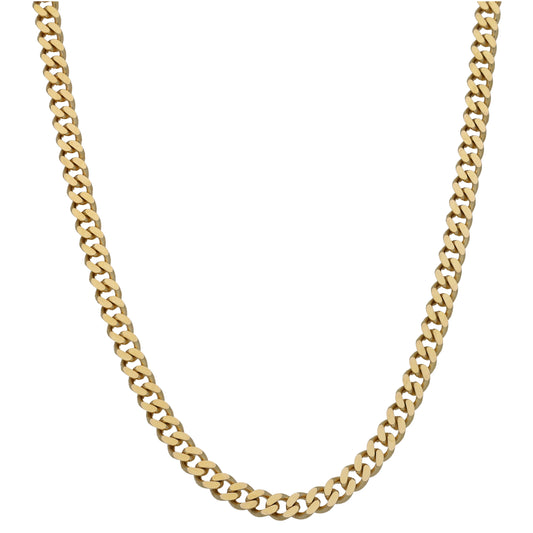 9ct Gold Curb Chain 28"