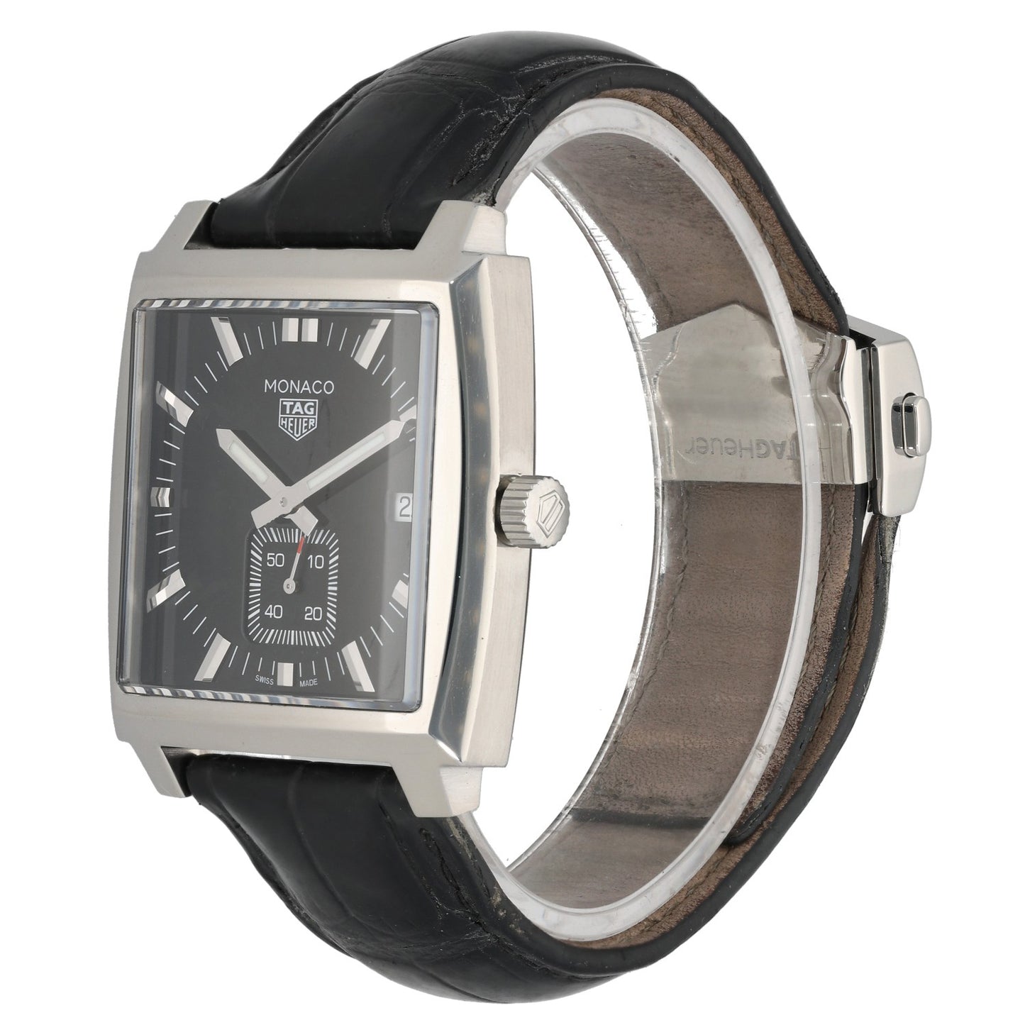 Tag Heuer Monaco WAW131A 37mm Stainless Steel Watch