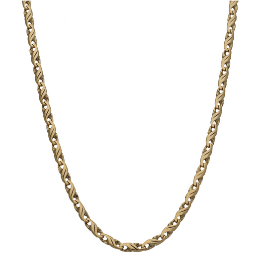 9ct Gold Fancy Necklace 20"